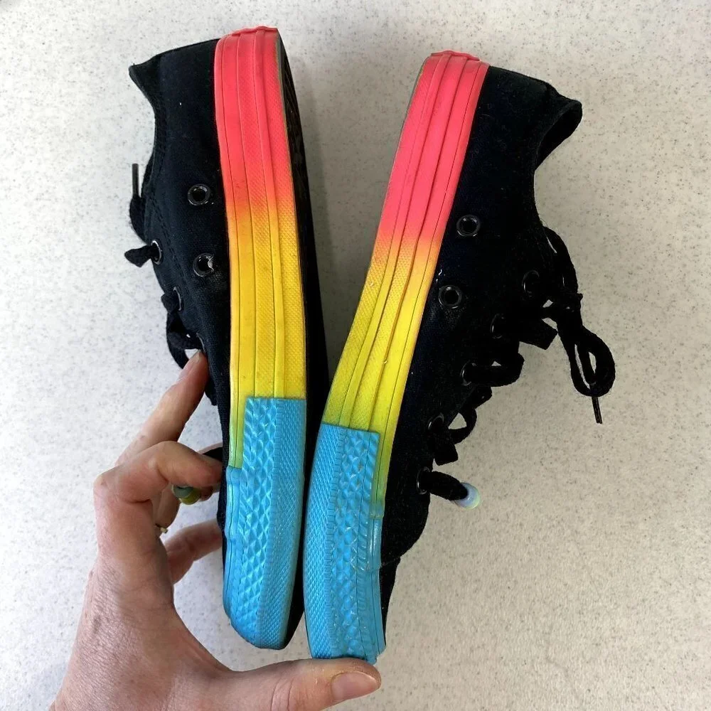 Converse Youth Chuck Taylor All Star Low Rainbow Ice Sneakers 2